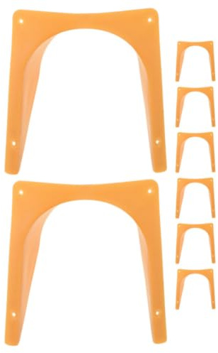 WESIEVYA Puertas Piezas Rendimiento 8 en Instalación Simple para Fiable Estilo Europeo Abs Naranja Fiesta Verano Palomas de Suministros para Carreras