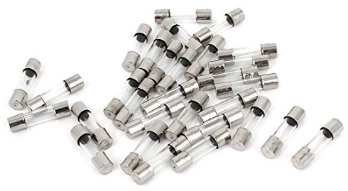 sourcing map 30Uds 5mmx20mm 250V 3.5A Rápida Rápida Acción Cartucho Vidrio Fusible F3.5AL