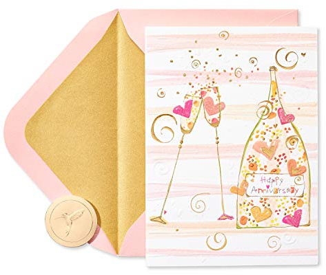 Papyrus Anniversary Card for Couple - Designed by House of Turnowsky (A Special Toast)