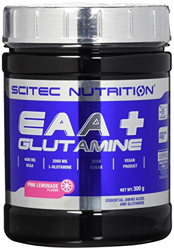 Scitec Nutrition EAA + Glutammina Polvere, Limonata Rosa - 300 g