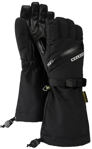 Burton Kids' Vent Snowboard & Ski Waterproof Gloves (True Black, Large)
