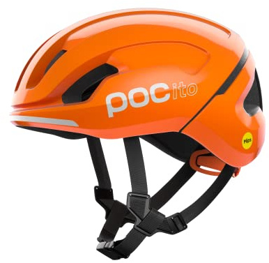 POC POCito Omne MIPS Casco de Bicicleta- El Casco de Ciclismo para niños está diseñado para Ayudar a los Ciclistas más jóvenes a desarrollar Sus Habilidades
