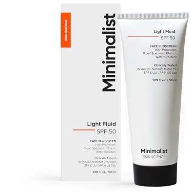 Minimalist Light Fluid LSF 50 Face Sunscreen