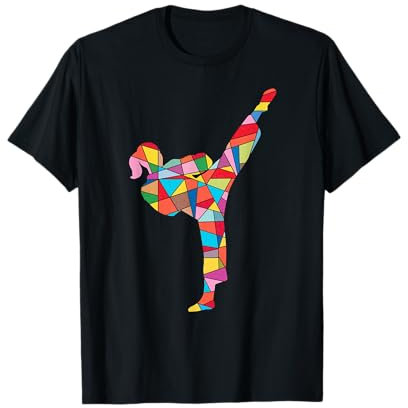 Karate Girl Kampfsportler Frauen Kinder Taekwondo Mädchen T-Shirt