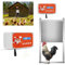 Automatische Hühnerklappe Hühnerstall öffner Kit Hühnerhaus 30 x 60cm,Türöffner Hühnerstall mit Zeitschaltuhr für Smart Home Farms, Fernbedienungen