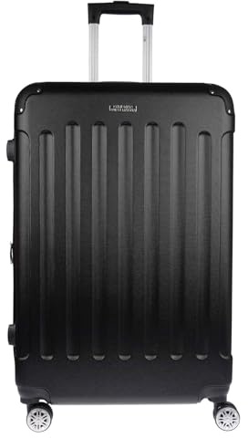 Christian Wippermann XL Jumbo 4-Rollen Koffer sehr groß 49x75x31,5cm mit Dehnfuge Check-in mit TSA-Schloss | bis 138 Liter, 3,9 kg leicht |für Männer & Frauen