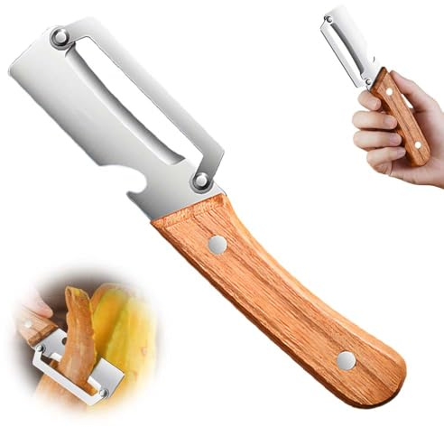 Multi-Functional Vegetable Peeler for Kitchen, 2026 New Vegetable Peeler, Ergonomic Potato Peeler & Fruit Slicer, Sharp Blade for Carrot, Apple, Kiwi, Orange, Easy Grip Kitchen Tool (1pcs)