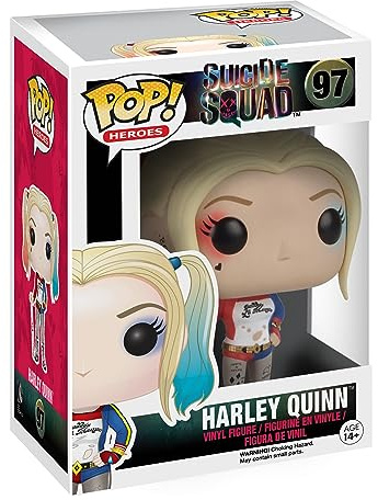 Funko Pop! Movies: Suicide Squad - Harley Quinn - Vinyl-Sammelfigur - Geschenkidee - Offizielle Handelswaren - Spielzeug Für Kinder und Erwachsene - Movies Fans - Modellfigur Für Sammler und Display