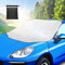 Viedouce Couverture Pare-Brise Voiture, Bâche Pare Brise Voiture Protection Magnétique Couverture, 4 Couches Protege Pare Brise Givre pour Voiture Anti Neige/Soleil/Poussière pour Hiver (183 x 116 Cm)