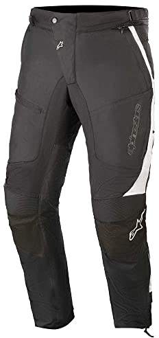 Alpinestars Motorradhose Raider Drystar V2 Textilhose schwarz/weiß XL, Herren, Sportler, Ganzjährig
