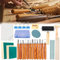 Holz Schnitzwerkzeug Set, 32 Stück Holz Schnitzmesser Schnitz Set Schnitzholz Lino-Schneid und Druckset für Erwachsene Kinder mit Gummiblatt Holzschnittbrett Bleistift Schleifstein Radiergummi Clips