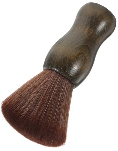 minkissy Bartpinsel Aus Holz Und Borsten Für Rasur Und Bartpflege Leicht Tragbar Mit Glattem Griff Für Tägliche Körperpflege