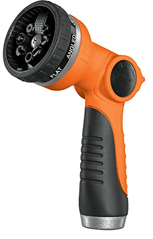 Truper Pistola de Riego Plástico 7 Funciones Válvula de Bola 12.7 mm