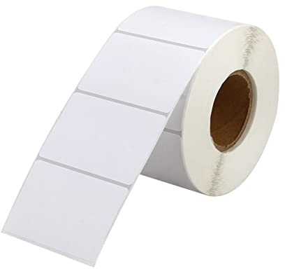 Étiquettes thermiques directes étiquettes thermiques 60 x 40 mm, 1 rouleau de 500 étiquettes d'adresse, étiquette d'expédition étiquette d'emballage pour imprimantes thermiques
