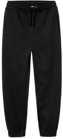NAME IT NLNNIZU BRU Sweat Pant Noos, Pantalones Deportivos Unisex Adulto, Black,