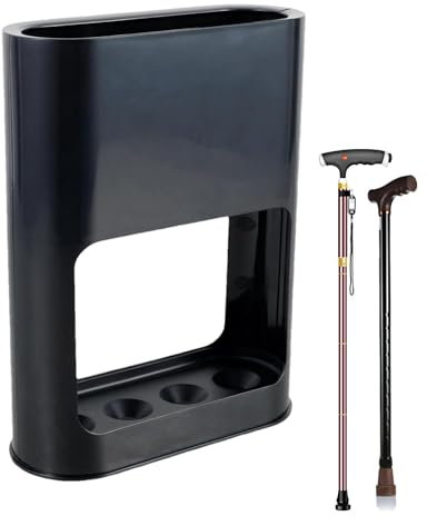 Soporte para paraguas con bandeja de goteo, recipiente de almacenamiento para paraguas, soporte para paraguas, cubo de entrada con 4 pegatinas antideslizantes, estante de pie, organizador impermeable,