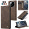 owlhold Funda Xiaomi Redmi Note 14 Pro 5G Carcasa Redmi Note 14 Pro Plus 5G [No para 4G] PU Piel [Tarjetas y Billetera][Soporte Plegable][Cierre Magnético] Libro Funda Xiaomi Poco X7 5G - Café