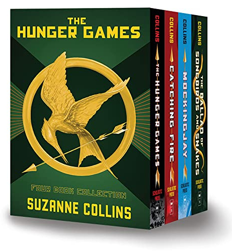 Hunger Games 4-Book Hardcover Box Set (The Hunger Games, Catching Fire, Mockingjay, The Ballad of Songbirds and Snakes)