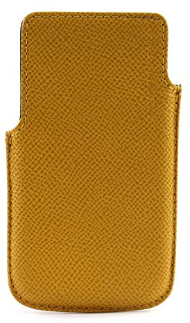 Porsche Design French Classic Case for iPhone 2.0 4090001025, Unisex-Erwachsene , Gelb (dark yellow 152), 6x11x1 cm (B x H x T)