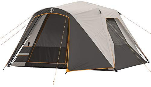 Bushnell Instant Tent | 6 Person / 9 Person / 12 Person Instant Tents Cabin Design Perfect for 3 Season Family Camping Essentials, Hunting, and Fishing with Fast Setup (6 Person)