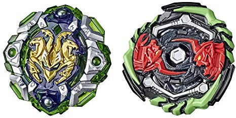 Bey Blade Burst Rise Hypersphere Dual Pack Monster Ogre O5 and Engaard E5-2 Right-Spin Battling Top Toys, Ages 8 and Up
