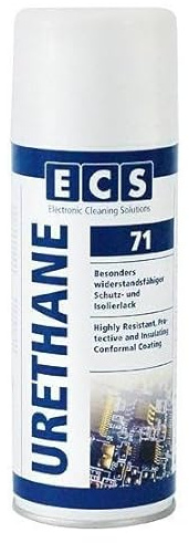 ECS 71 Urethane-CLEAR hochwertiger Einkomponenten Schutzlack Isolierlack Polyurethan 400 ml Spraydose