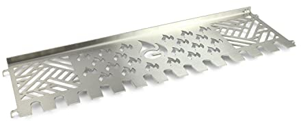 Grillrost.com Das Original Edelstahl Multistation | Warmhalterost für Rösle Videro/Sansibar G3 | mit Drumstick Halterung | 3mm stark