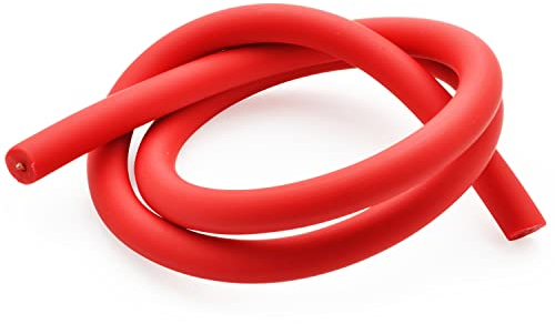 Easyboost Fil de Bougie Rouge 5mm Antiparasite Câble Haute tension Allumage Tronçonneuse Tondeuse Débroussailleuse