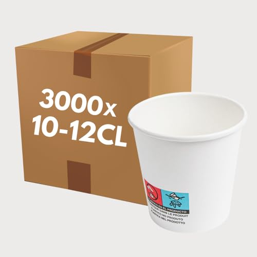 COVR 3000 Gobelets carton blanc (10-12cl - 4oz / 3000 unités)