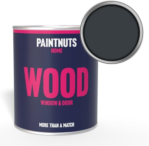 PaintNuts Wood Window & Door Paint - RAL-7016 - ANTHRACITE GREY Matt 250ml Tin
