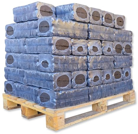 Bricchette di torba da 700 kg, carbone di torba, carbone naturale, lignite, supporto per glutine, bruciatore permanente, camino, stufa, legno, riscaldamento, carbone, bricchetta, energia, Kienbacher
