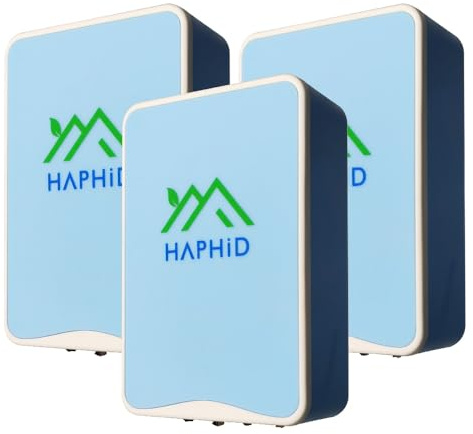 HAPHID Ionizzatore d'aria plug-in, ionizzatore purificatore d'aria generatore di ioni 【aggiornato】con 80 milioni di anioni/sec, purificatore d'aria agli ioni per casa e ufficio, purifica: odori di