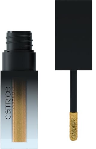 Catrice MYSTIC FOREST Metallic Liquid Eyeshadow, Lidschatten, Nr. C01, Gold, langanhaltend, hochpigmentiert, vegan, ohne Mikroplastikpartikel, Nanopartikel frei, ohne Parfüm, 1er Pack (4.5ml)