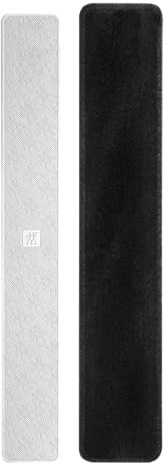 ZWILLING Lima de uñas de acero inoxidable (diseño exclusivo con relieve, superficies de grano grueso y fino, muy cuidadosa con las uñas), plata, 140 mm