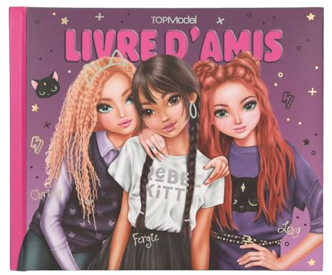 Depesche Livre d'amitié TOPModel modèle Mon Livre d'amis Christy, Lexy et Fergie (Version Francaise - French Version)