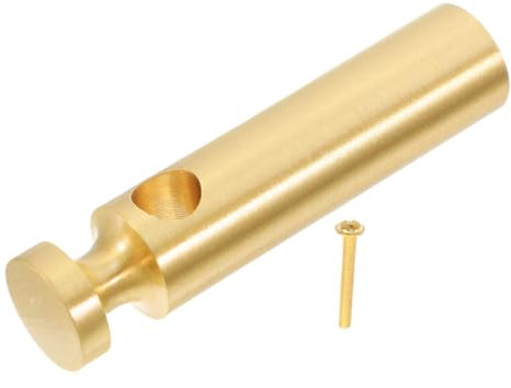 Lurrose 1stücke Metall-geländerverbinder Für Weinschrank Messing-möbelspindeln Innenmöbel-geländerpfostenkappen Vollloch-geländerausrüstung Langlebige Und Schnelle Installation