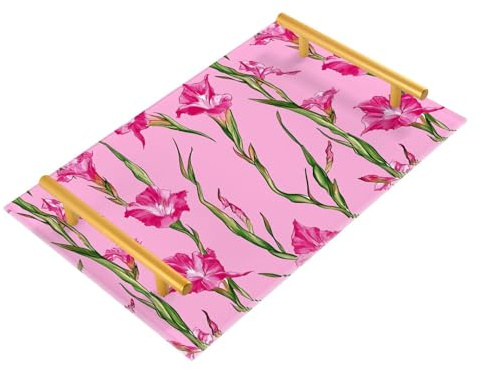 Safari Gladiolus het rosa sminkbrickor låda organiseringsbricka kök handfat organiserare för köksbänk topp