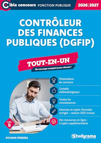 Contrôleur des finances publiques (DGFiP) – Tout-en-un (Catégorie B – Concours 2026-2027)