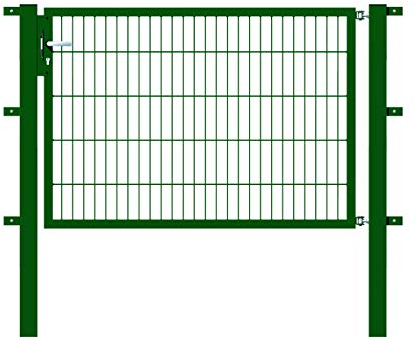 Alberts 647421 Einzeltor Flexo mit Zubehör | verschiedene Breiten und Höhen | grün | Breite 150 cm | Höhe 100 cm
