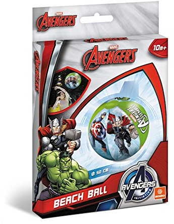 Mondo Toys - AVENGERS Beach Ball - Strandball, aufblasbar 50 cm, verziert in den Farben - 16305