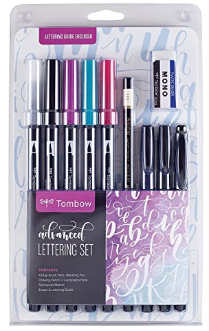 Tombow 56191 Advanced Lettering Set. Tools to Enhance Hand Lettering