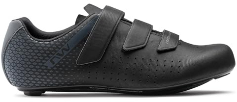 Northwave Core 2 Chaussures de vélo de course pour homme avec semelle NRG Air Carbon, compatible SPD, construction Unibody respirante, Noir , 50 EU