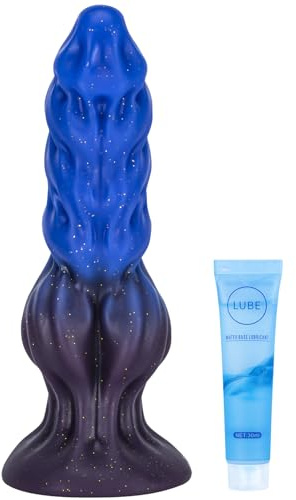 6 Beginner Fantasy Knot Dildo Small Soft Dragon Silicone Dildo Monster Prostate Anal Toys with Suction Cup for G Spot Vaginal Anal Adult Sex Toys for Women Men for Couple Plug Butt (S)