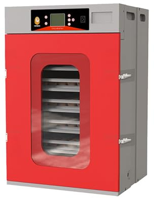 YOPTO 400 Chicken Egg Incubator,Commercial Cabinet Incubator,Digital Poultry Hatcher with Automatic Temperature & Humidity Control,Large Capacity Egg Turning System for Chicken, Duck, Goose Eggs,Red