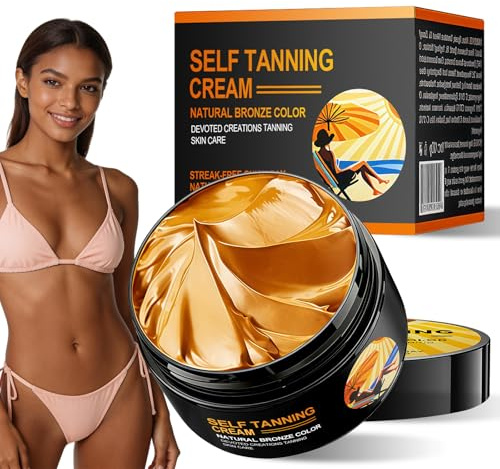 Autobronceador Corporal Autobronceador Facial Acelerador Bronceado,Crema Autobronceadora Hidratante Para Rostro y Cuerpo,Bronceado Natural Sin Sol,Textura Ligera Para Uso Diario,100 ml