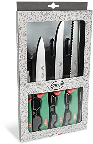 Sanelli 909604 Confezione Coltelli Chef 4 Pezzi