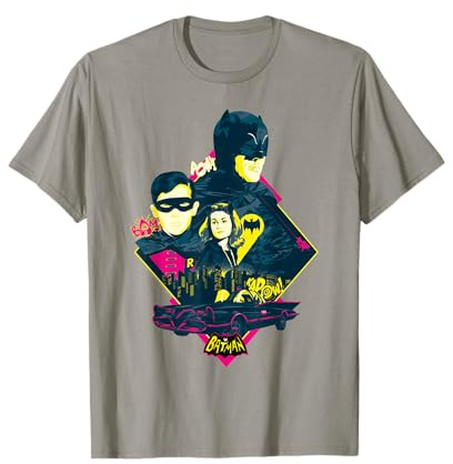 DC Comics Batman TV Series Robin and Catwoman Pop Art T-Shirt