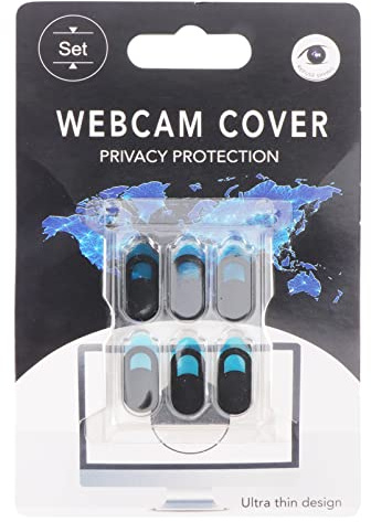 Gatuida Copertura per Fotocamera Webcam 6 Pezzi in Abs Motivo Elegante Viola per Protezione Privacy Laptop Tablet
