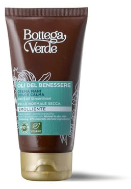 Bottega Verde - Oli del Benessere, Crema Mani, 75 ml, per Pelle Normale Secca, Emolliente, con 5 Oli Straordinari