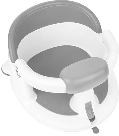 Asiento de baño para bebés, siéntese el asiento de baño para bebés - Asiento para bañera con succión | Silla de ducha desmontable con alfombra antideslizante para sentarse